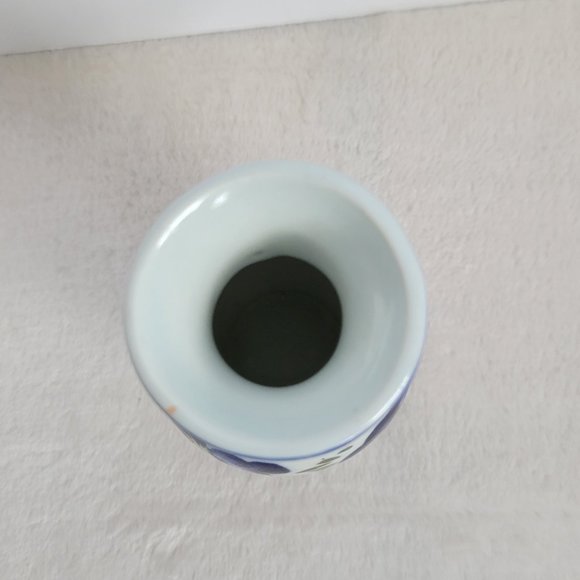 Floral Hand Painted Bud Vase - Picture 6 of 9